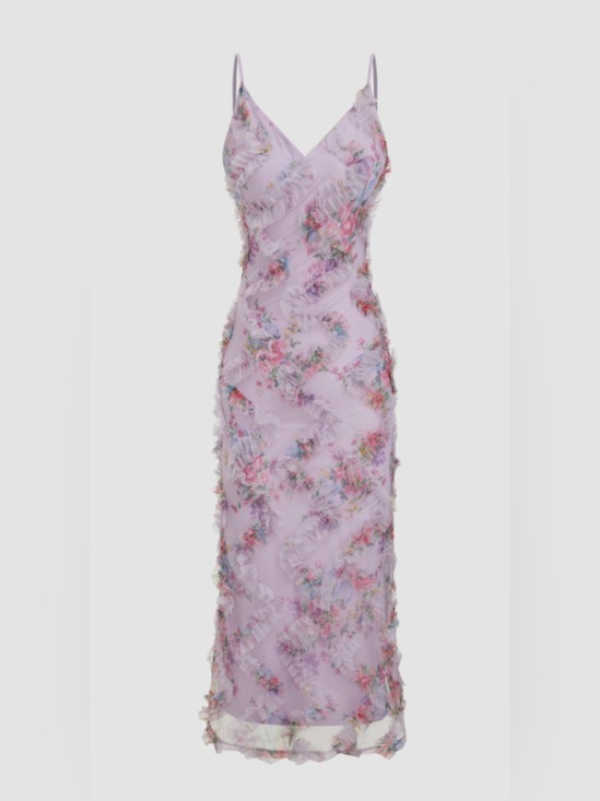 Dresses & Skirts - Beautiful Lavender Floral Dress